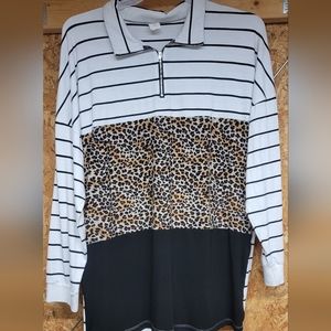 Long Sleeve 1/4 zip 2XL